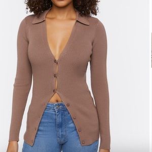 Button up sweater TRENDY NEVER WORN